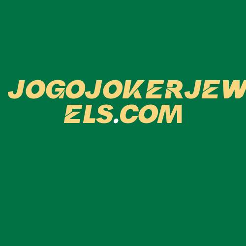 Logo da JOGOJOKERJEWELS